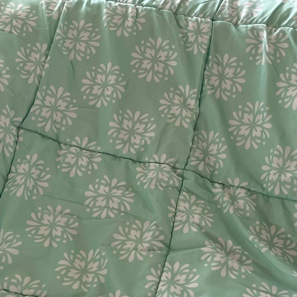 CYNTHIA ROWLEY Reversible Twin Comforter & Sham Set